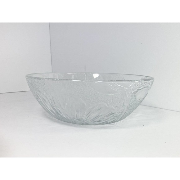 Crystal Clear Industries CCI9 HIBISCUS/Flower, 5 Soup/All Purpose Bowls 6 5/8” - Picture 3 of 3